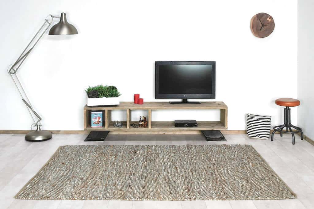 Steigerhouten industriele TV meubel Hilo