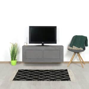 Betonlook TV meubel Barco met deuren