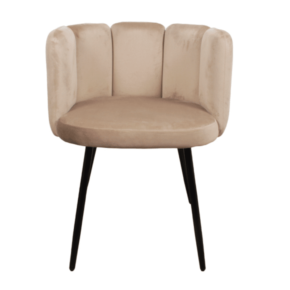 High five chair velvet - zand