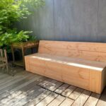 Douglas houten tuinbank Nucla met opbergruimte