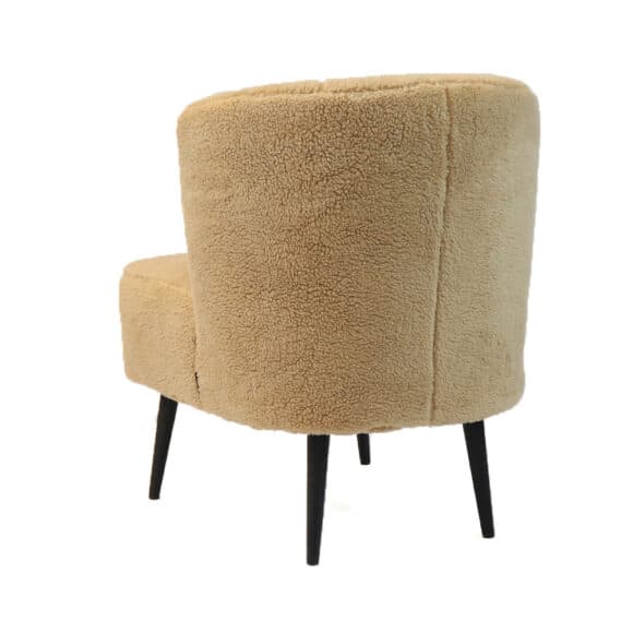 Fauteuil Lyla taupe teddy