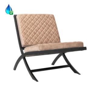 Fauteuil Madrid taupe velvet