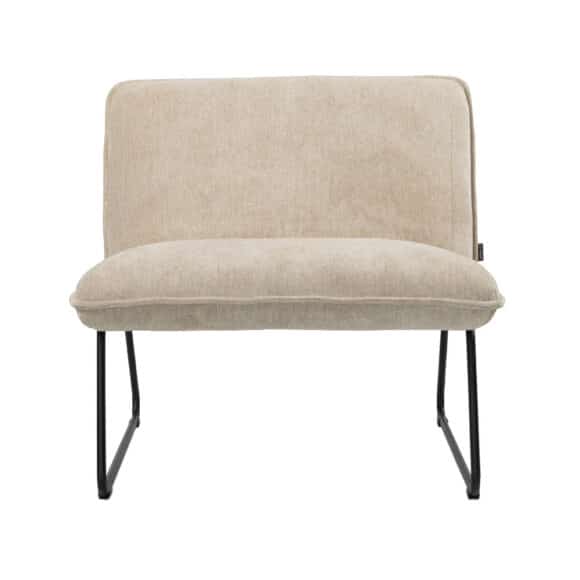 Fauteuil Merle taupe polyester