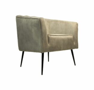 Fauteuil Chester wit polyester