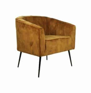 Fauteuil Chester goud polyester