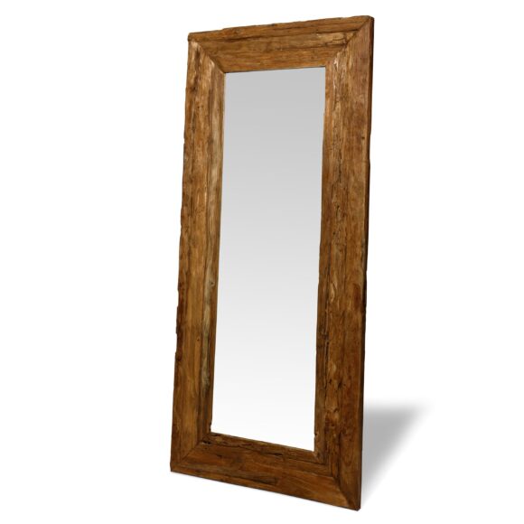 Teakhouten spiegel Moa 80 x 8 x 160 cm
