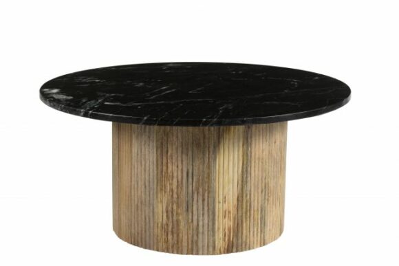 Marmeren salontafel Nova zwart 70 cm
